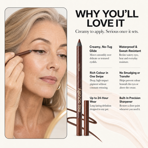 No-Smudge Waterproof Eyeliner Pencil